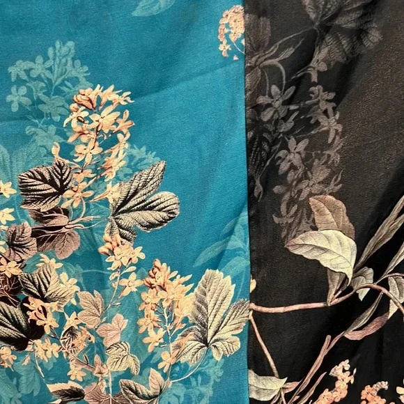 Kachel x Anthropologie Jamie Tasseled Kimono Vintage Watercolor Floral Top - Picture 4 of 7